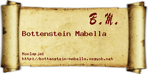Bottenstein Mabella névjegykártya