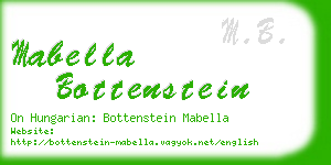 mabella bottenstein business card